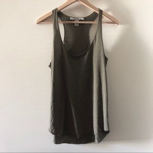 AMERICAN RAG olive racerback tank